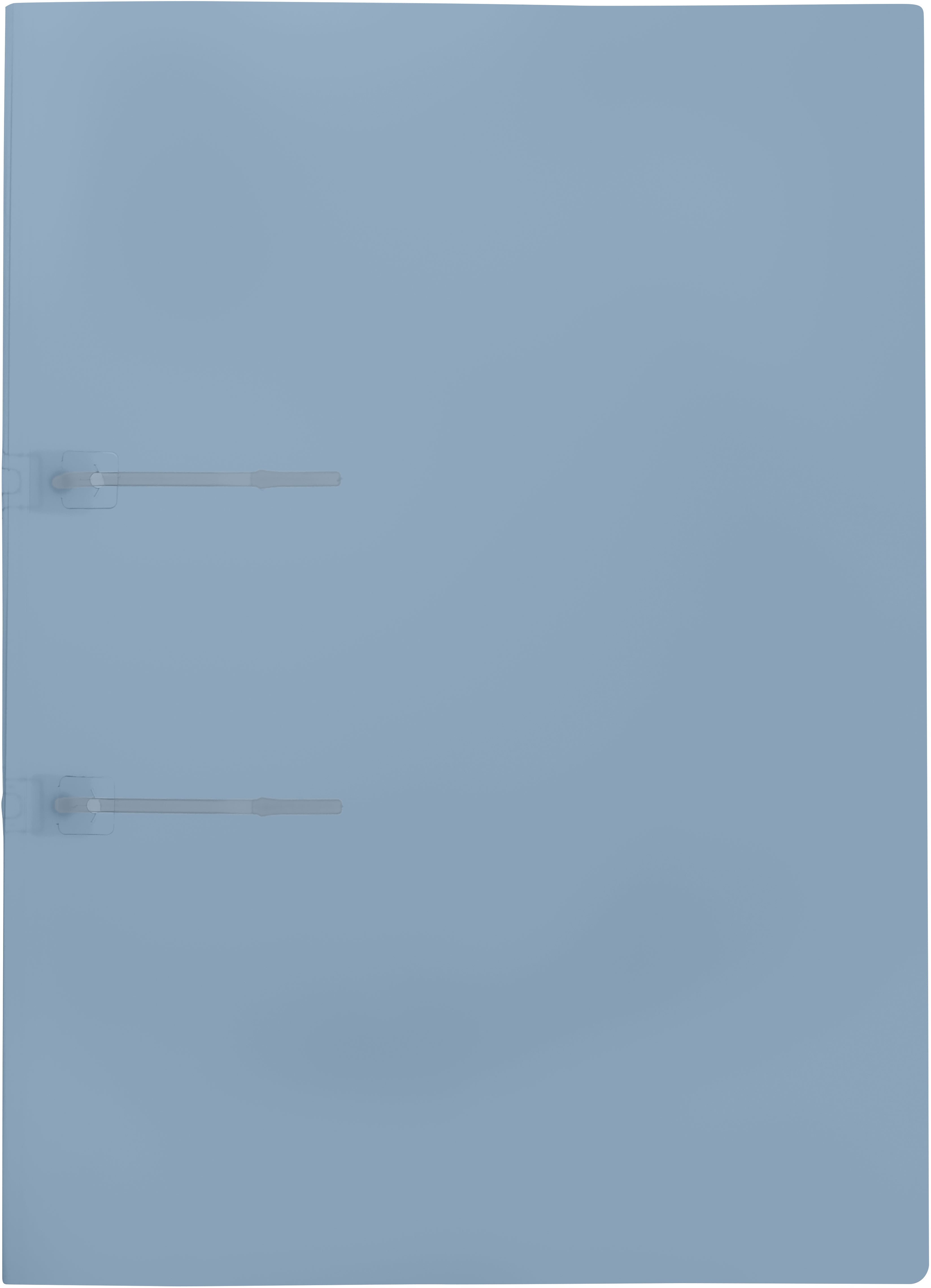Kolma Easy Schnellhefter für A4, Kunststoff, Grau – mit Abheftvorrichtung, halbtransparenter Einband