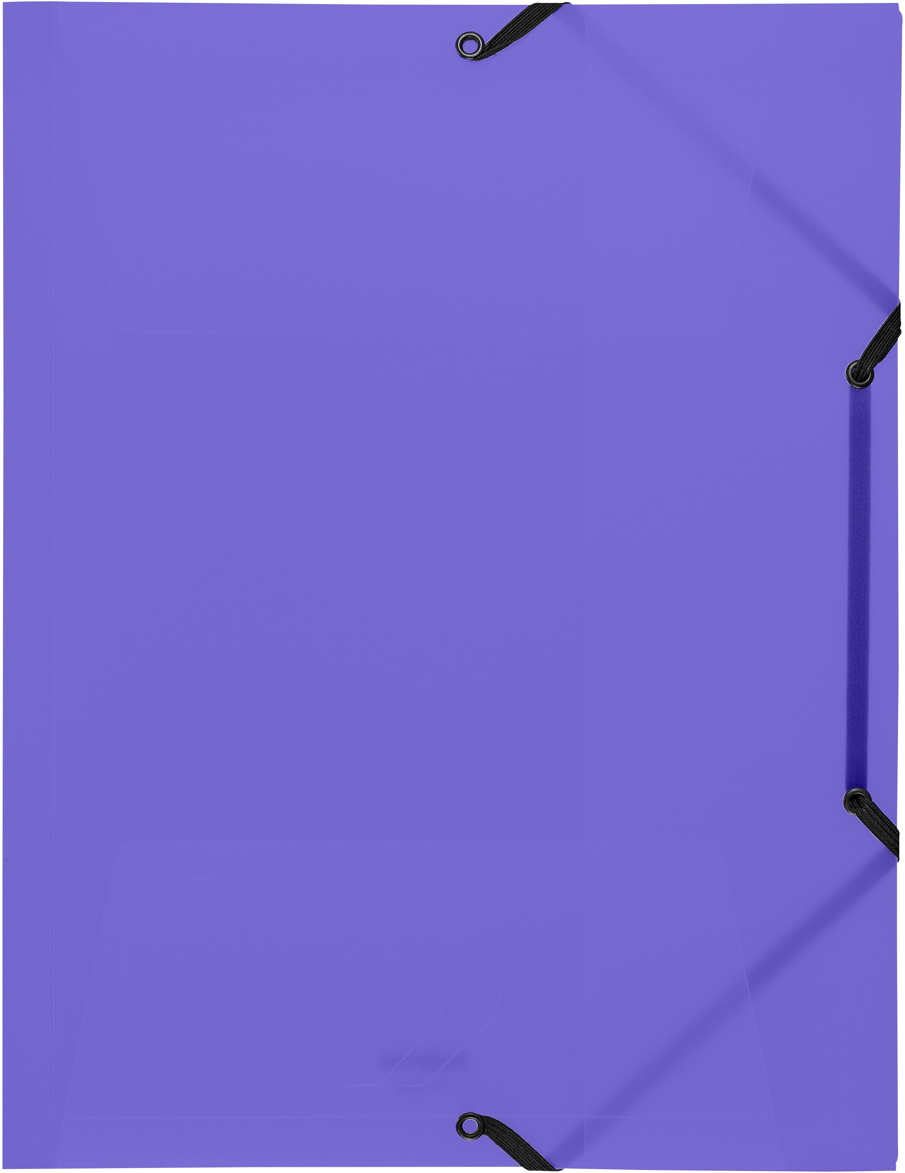 Kolma Gummibandmappe Easy A4+ – Kunststoff, halbtransparent, violett