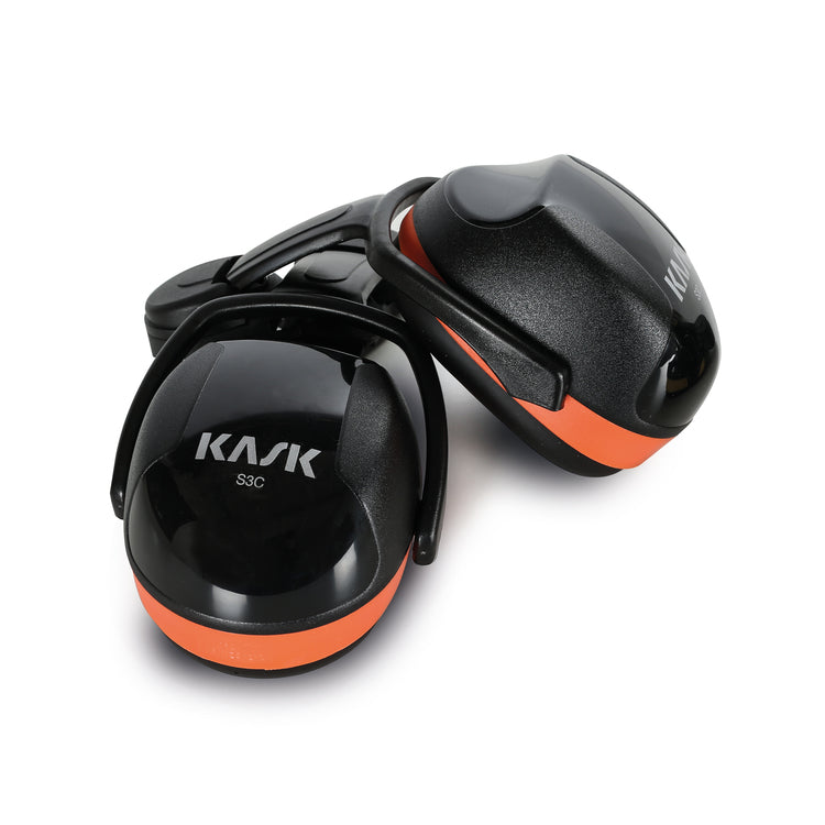 SC3 Kapselgehörschutz – SNR 27 dB – Schwarz/Orange