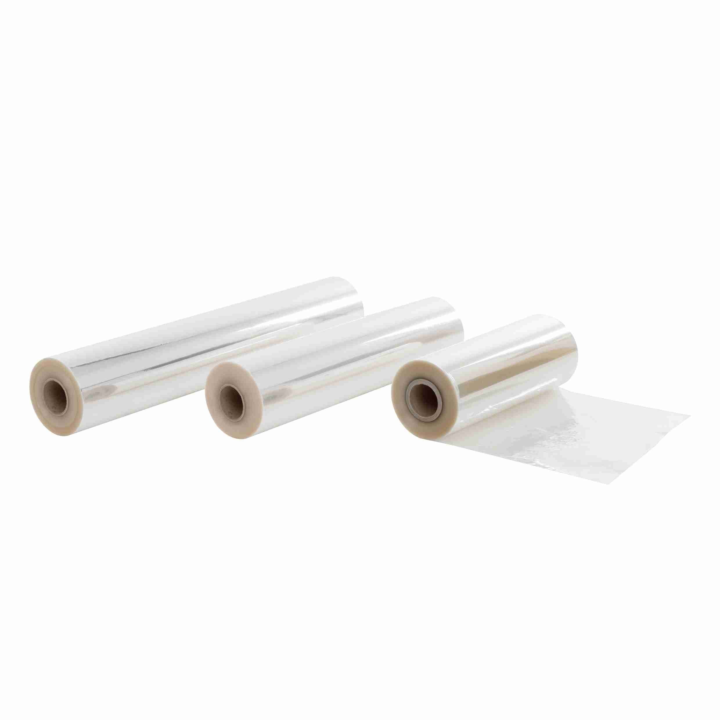 Model Flachfolie – 19 µm – 75 cm × 1000 m – Polyethylen (PE) – transparent – 1 Palette (24 Stk.)