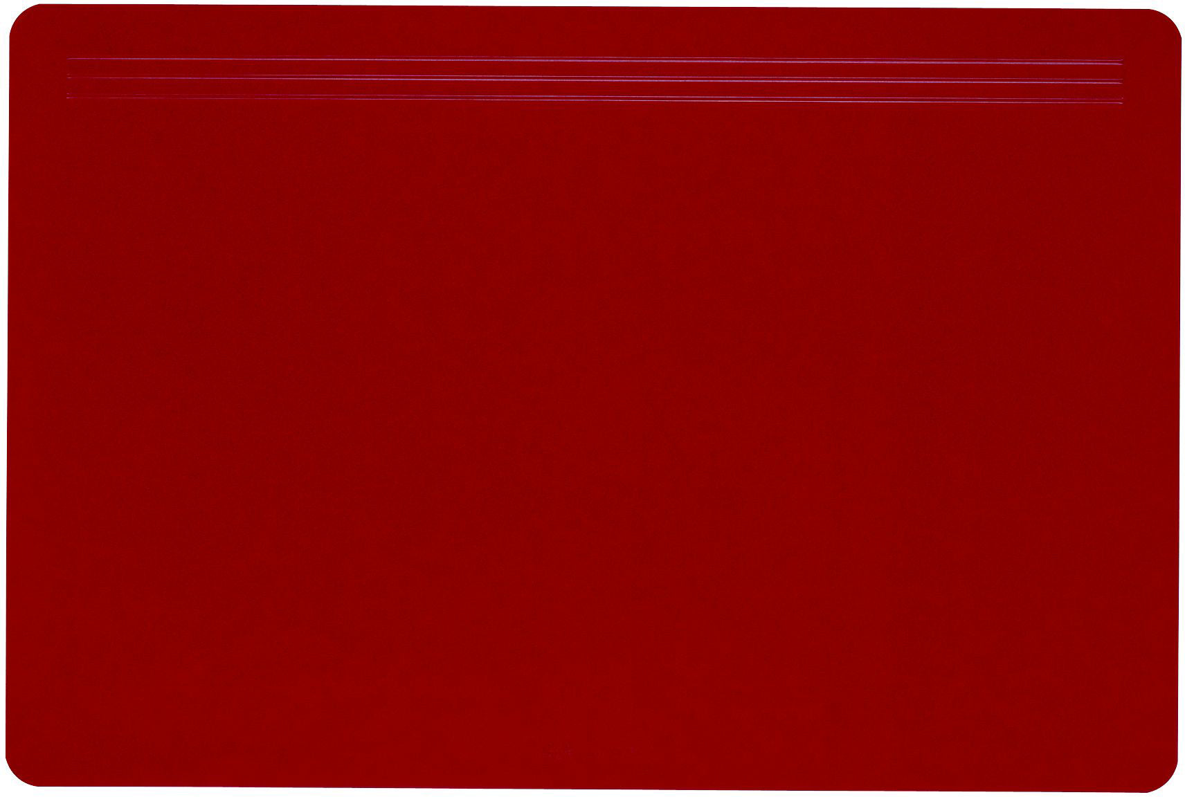 Laufer Läufer – Schreibtischunterlage Matton – 400 × 600 mm, Kunststoff, Rot, 1 Stück