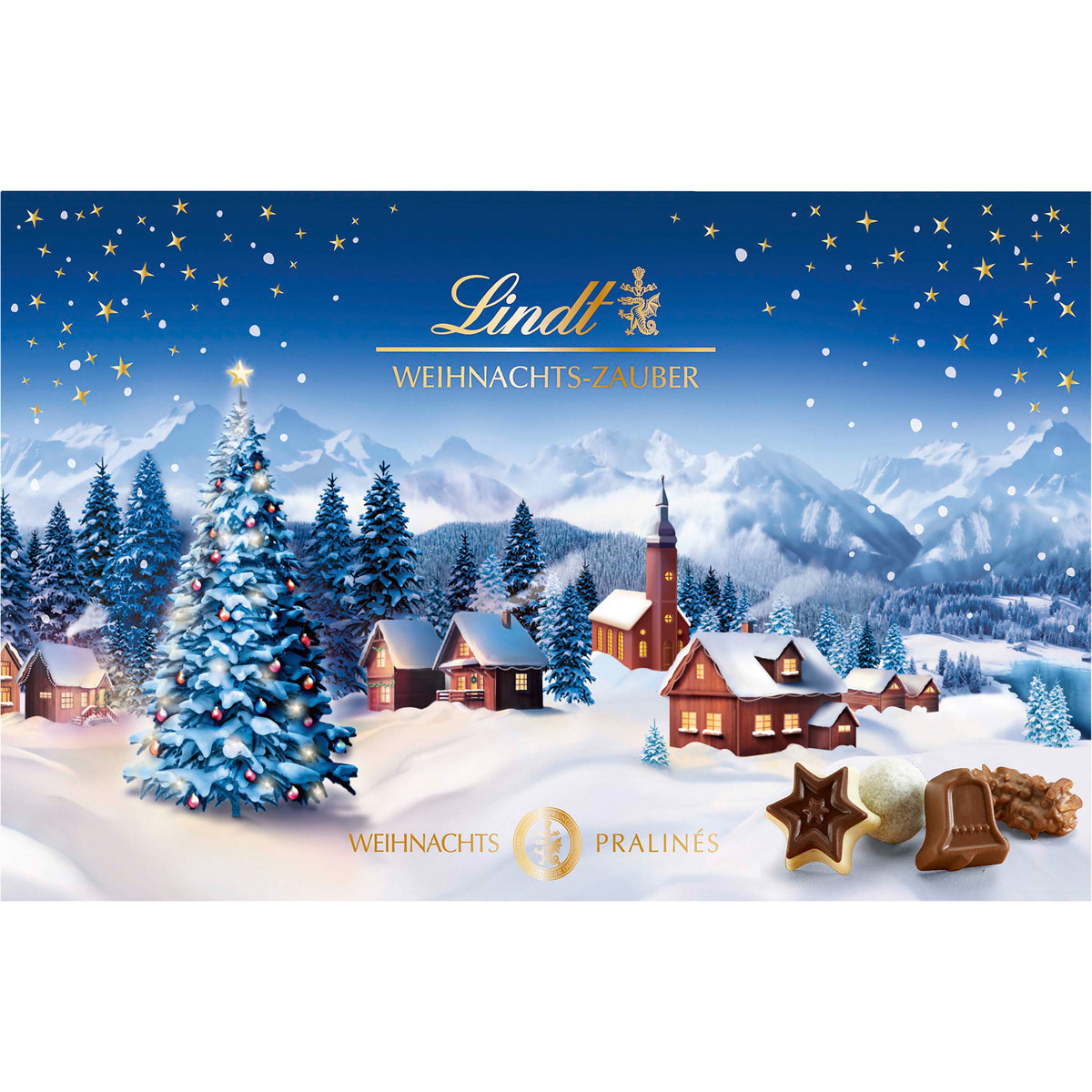 Lindt Weihnachtszauber Pralinés, assortiert – 280 g