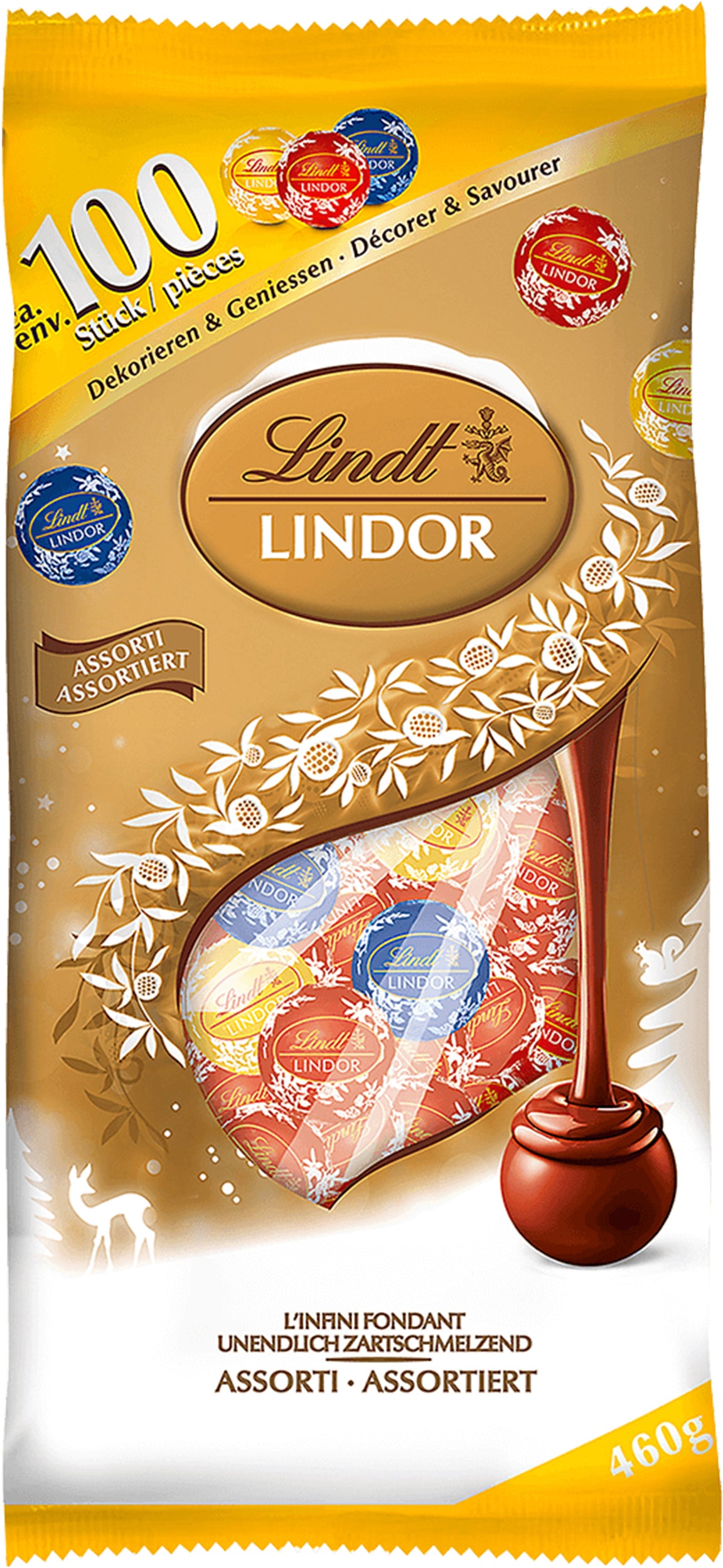 Lindt Lindor Mini – Assortiert – 497 g