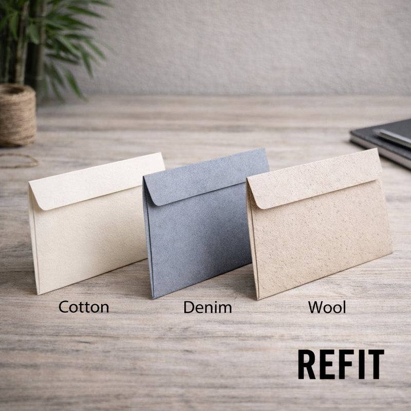 Refit Couvert C5/6, ohne Fenster, Dämmerungsblau, 120 g/m², meliert – 250 Stk.
