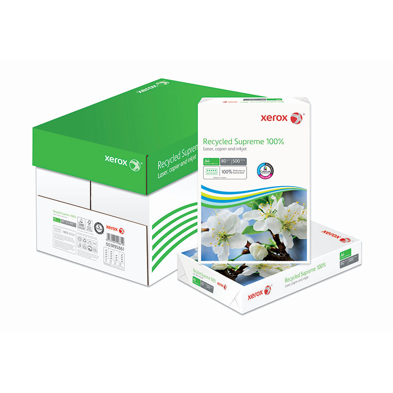 Xerox Recycled Supreme100% Xerox Recycled Supreme Recyclingpapier matt weiss – A4, 80 g/m², 100'000 Blatt