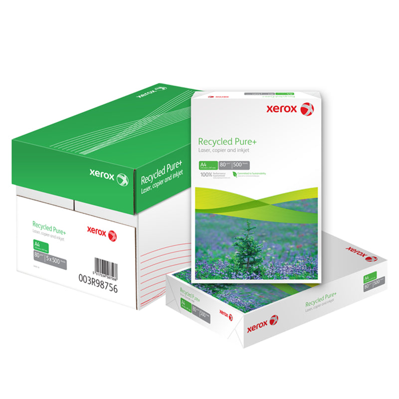 Xerox Recycled Pure+ Recyclingpapier Weiss – A3, 80 g/m², 2'500 Blatt