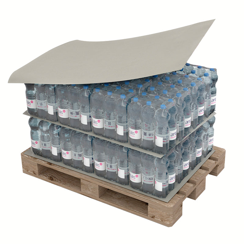 Master'in Paletten-Zwischenlagenkarton Access – 1'150 × 750 mm, 300 g/m², grau, FSC Recycled 100%