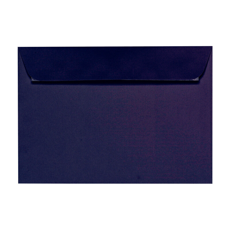 1001 Couvert C5, ohne Fenster, schwarz, 100 g/m², gerippt, 15% Hadernanteil – 50 Stk.