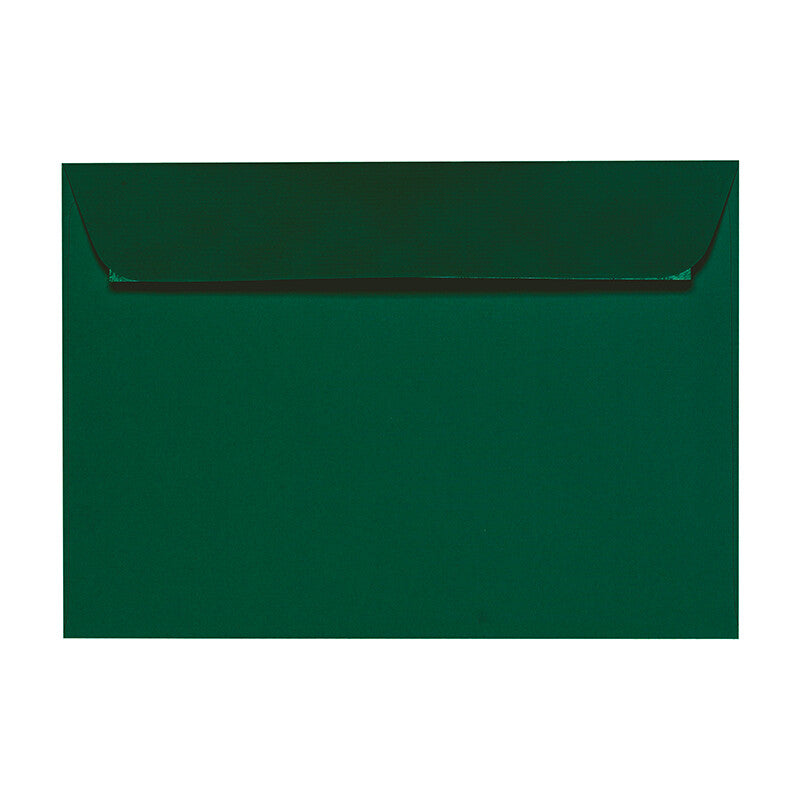 1001 Couvert C5, ohne Fenster, Racing Green, 100 g/m², gerippt, hadernhaltig – 50 Stk.