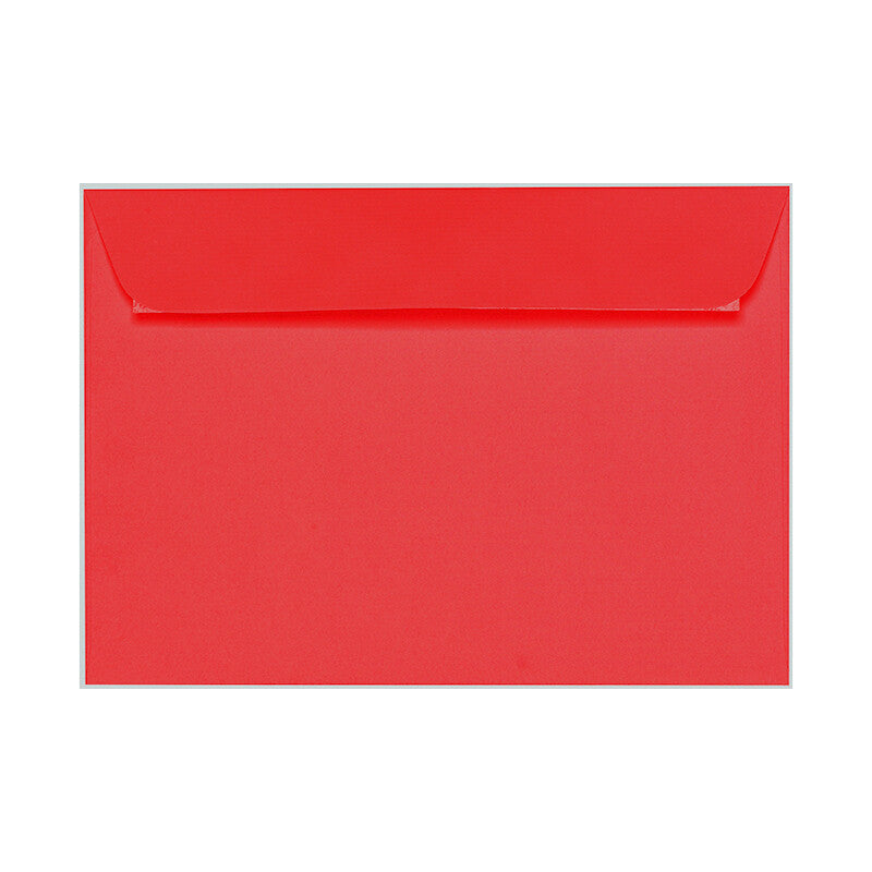 1001 Couvert C5, ohne Fenster, rot, 100 g/m², gerippt – 50 Stk.