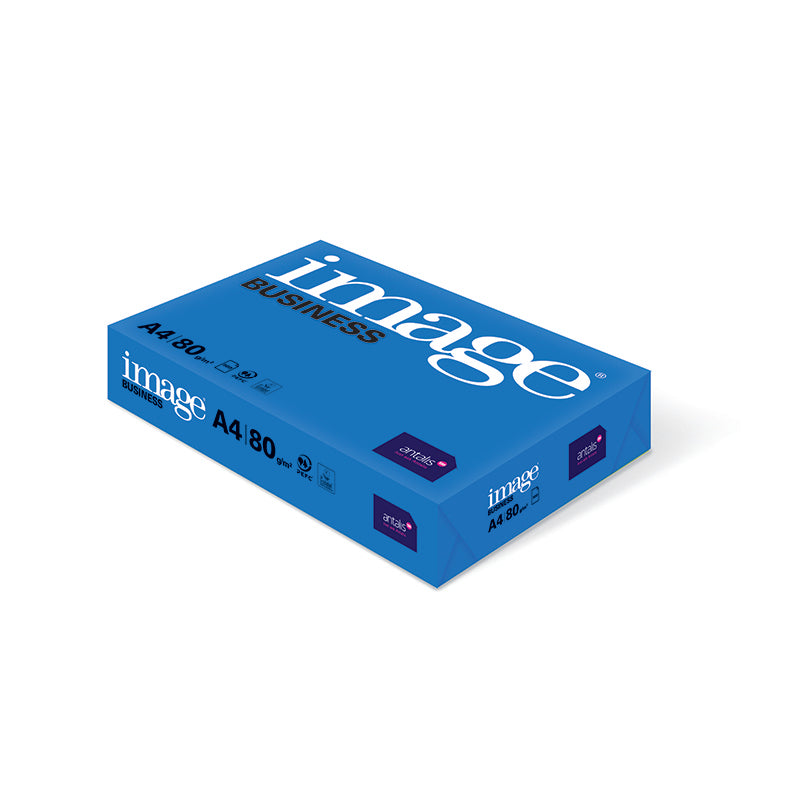 Image Business Kopierpapier Hochweiss – A4, 80 g/m², 4-fach gelocht, 2'500 Blatt