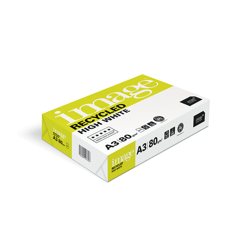 Image barecycledhw Image Kopierpapier – A3, 80 g/m², weiss – Blauer Engel – 50000 Blatt