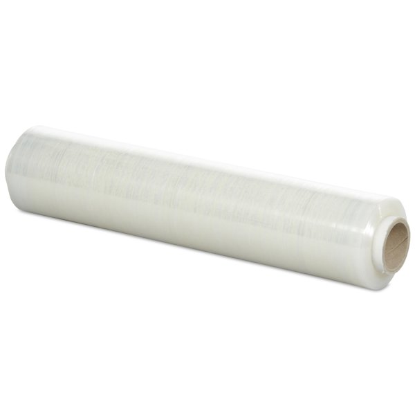Master'in Handstrechfolie, vorgereckt – 430 mm × 600 m – 8 µm – LD-PE, transparent – 6 Rollen