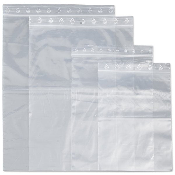 Master'in Druckverschlussbeutel – 70 × 100 mm, 50 µm, transparent – 8'000 Stk.