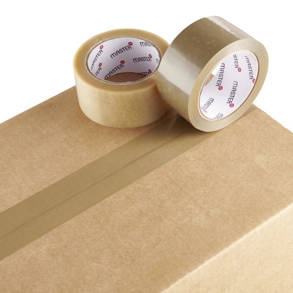 Master'in Vinylband – 50 mm × 66 m, braun – 36 Rollen