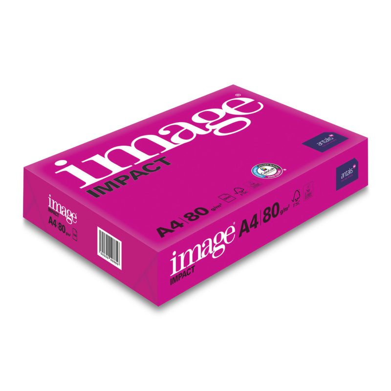 Image Impact Kopierpapier – A4, 80 g/m², Hochweiss – FSC – Holzfrei ECF – 25'000 Blatt