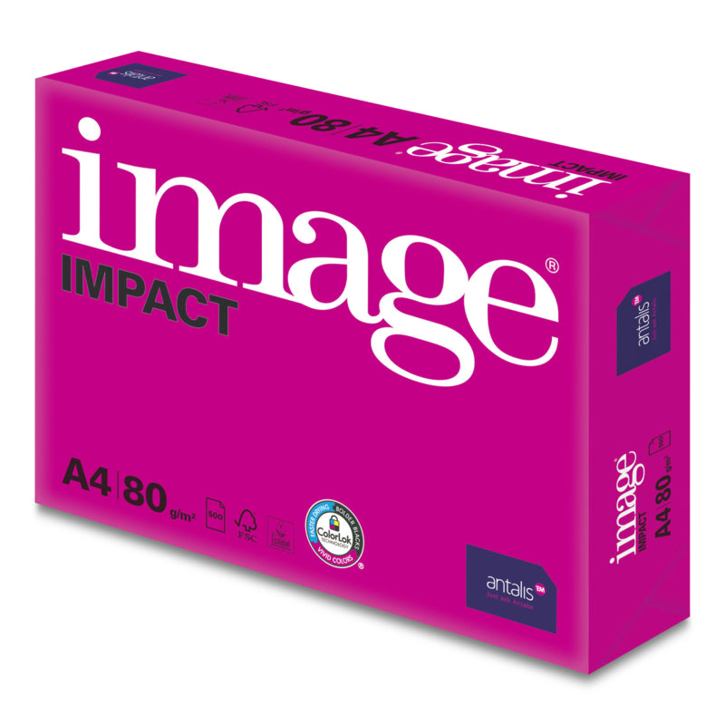 Image Impact Kopierpapier – A4, 80 g/m², hochweiss – FSC – 100'000 Blatt