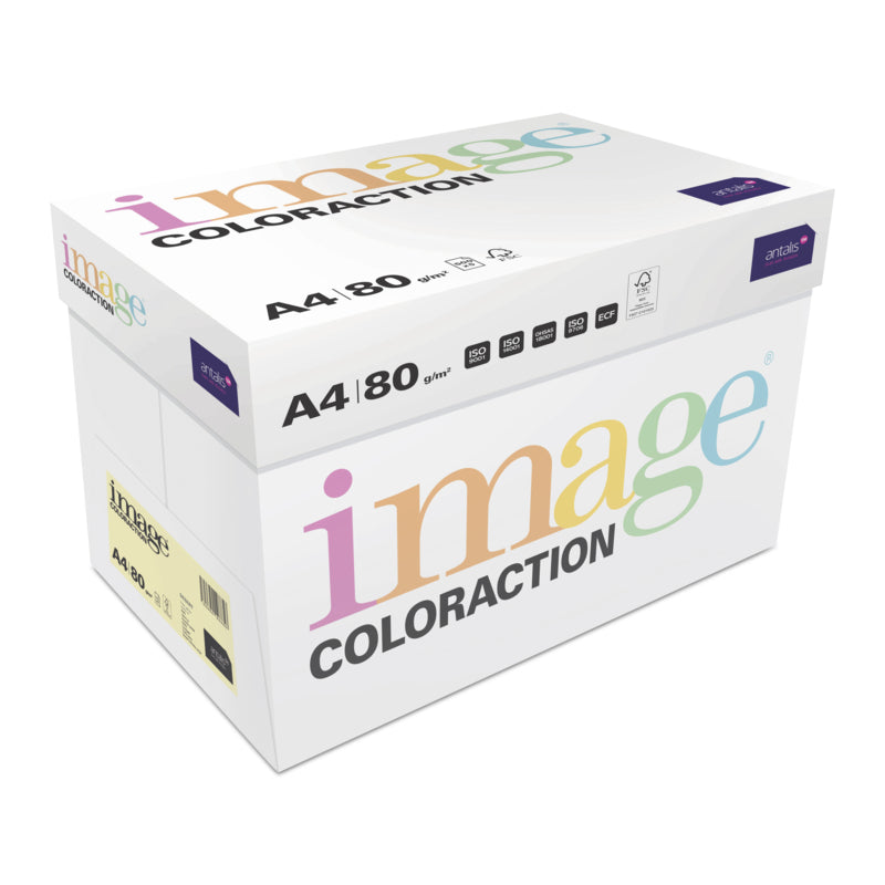 Image Coloraction Farbiges Kopierpapier Gelb – A4, 80 g/m², 2'500 Blatt