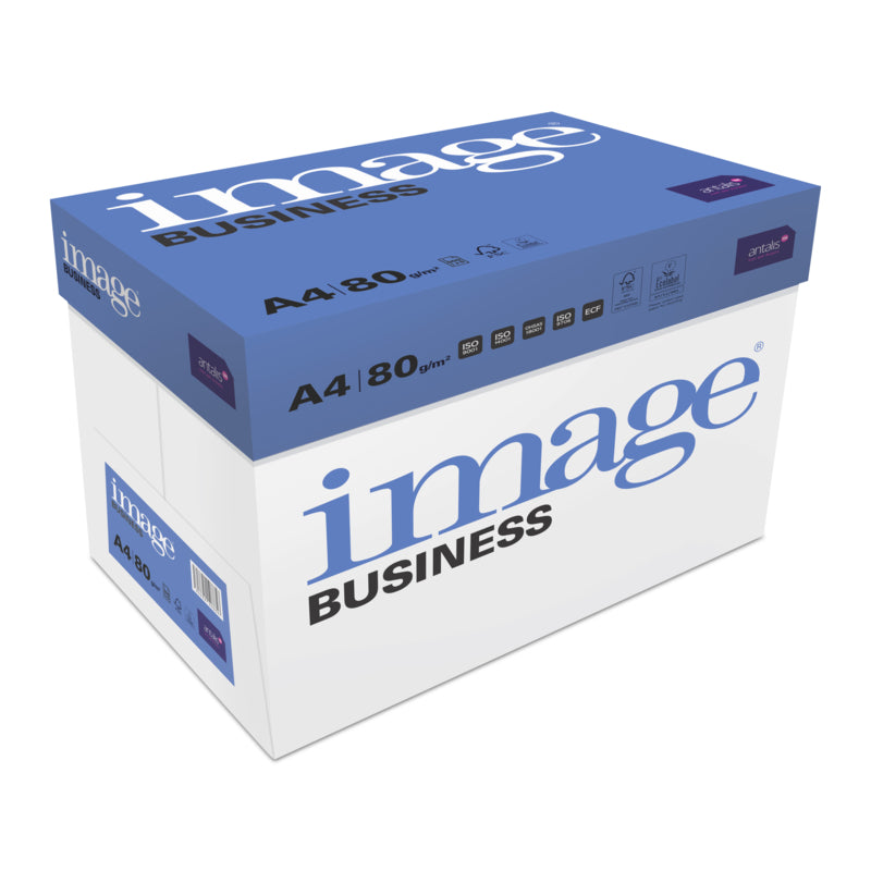 Image Business Kopierpapier Hochweiss – A4, 80 g/m², 4-fach gelocht, 2'500 Blatt