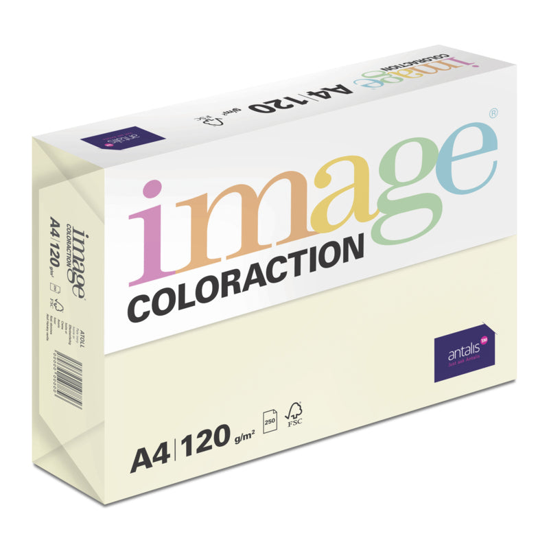 Image Coloraction Farbiges Kopierpapier Gelb – A4, 120 g/m², 2'250 Blatt