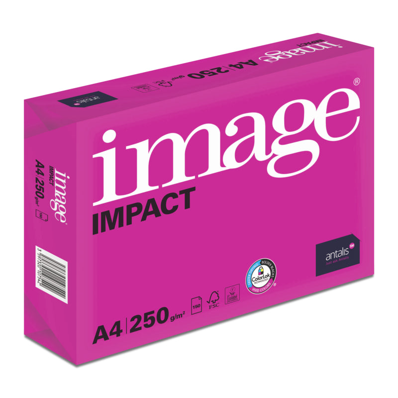 Image Impact Kopierpapier – A4, 250 g/m², hochweiss – für Inkjet – FSC – 125 Blatt