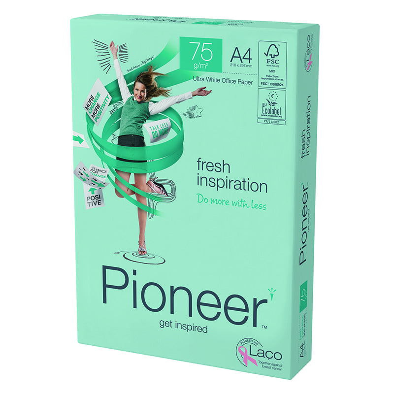 Pioneer Kopierpapier Weiss – A4, 90 g/m², 25'000 Blatt