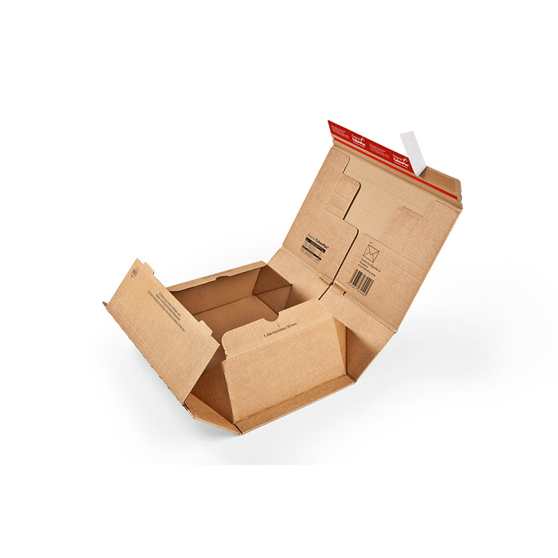 Colompac Versandverpackung, braun – 300 × 212 × 43 mm – 20 Stk.
