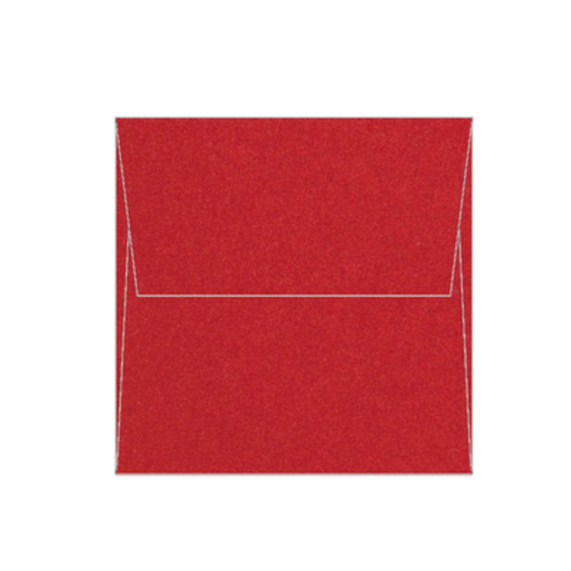 Olin Couvert 170 × 170 mm, ohne Fenster, Kirschrot, matt – 50 Stk.