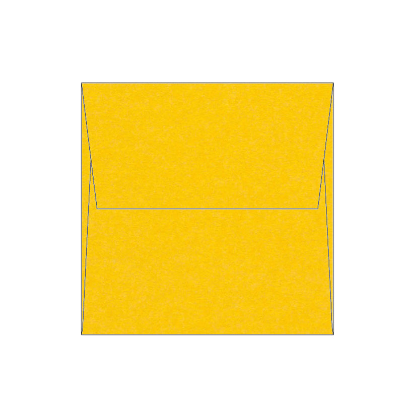 Olin Couvert 170 × 170 mm, ohne Fenster, Sunshine Gelb, OLIN Colours – 50 Stk.