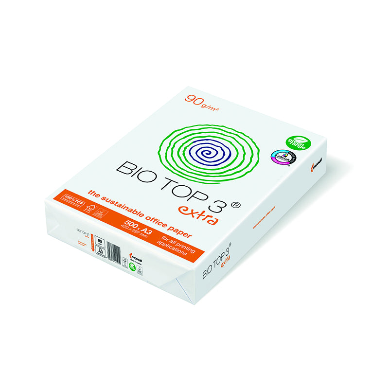 Bio Top3 Bio Top 3 Extra Kopierpapier Naturweiss – A3, 90 g/m², 50'000 Blatt