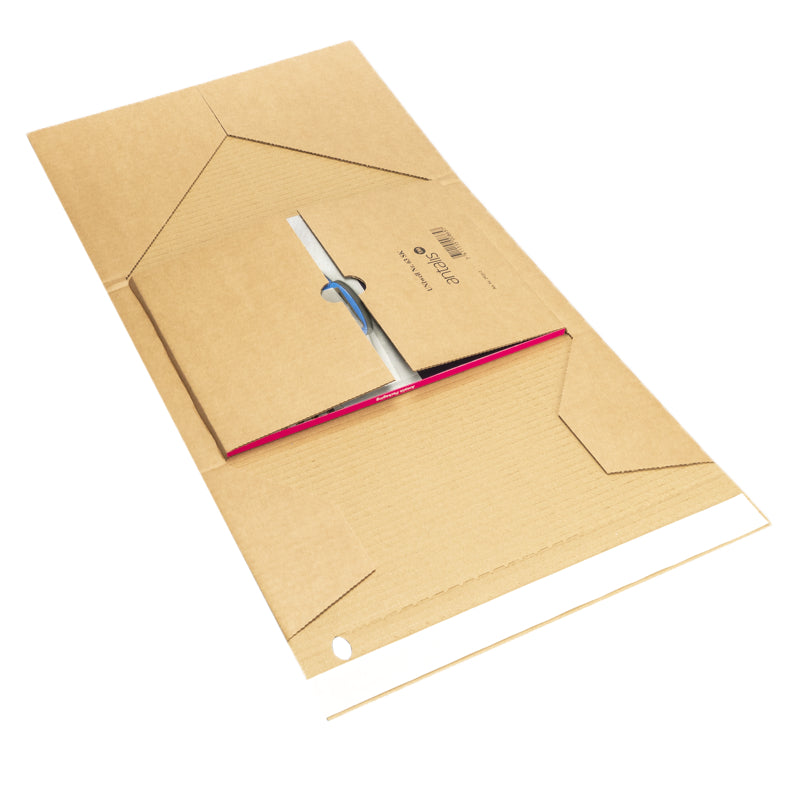 Buchverpackung Bücherbox, braun – 25 Stk.