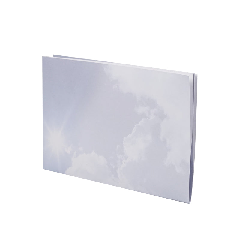 Trauerbogen Grusskarte Trauer Himmel – 180 × 225 mm – 100 g/m² holzfrei, 500er Pack