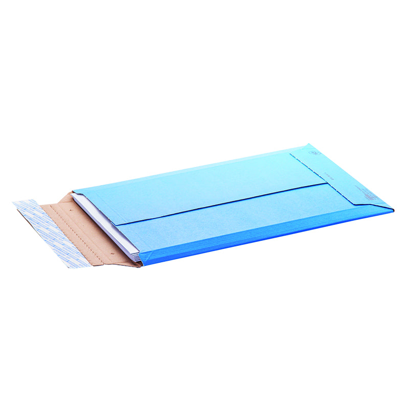 Brimail Karton-Versandtasche – 176 × 246 mm, Wellkarton, Blau, Selbstklebend – 100 Stück
