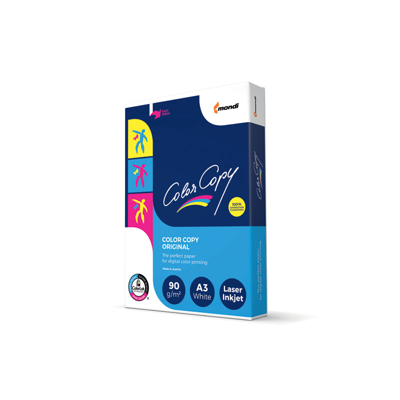 Color Copy Original Beschichtetes Laserpapier Satiniert Weiss – A3, 90 g/m², 2'500 Blatt