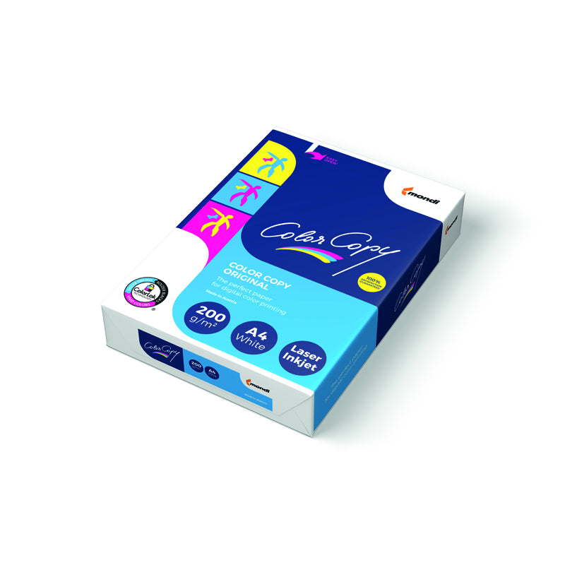 Color Copy Original Beschichtetes Laserpapier Satiniert Hochweiss – A4, 200 g/m², 1'250 Blatt