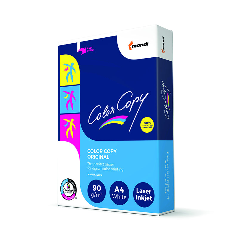 Color Copy Kopierpapier seidenmatt weiss – A4, 90 g/m², 25'000 Blatt