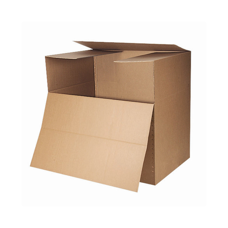 Wellkarton-Faltboxe Versandkarton – 1'170 × 765 × 1'070 mm, 2-wellig (BC), braun – 1 Stk.