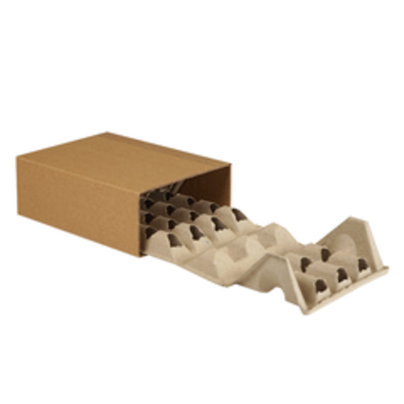 Polsterbox Braun – 200 × 142 × 63 mm – 120 Stk.