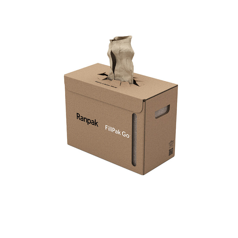 Fillpak Papierpolster-Wrap, 1-lagig – 380 mm × 360 m – 70 g/m², gefaltet – Papier, grau – 1 Stück