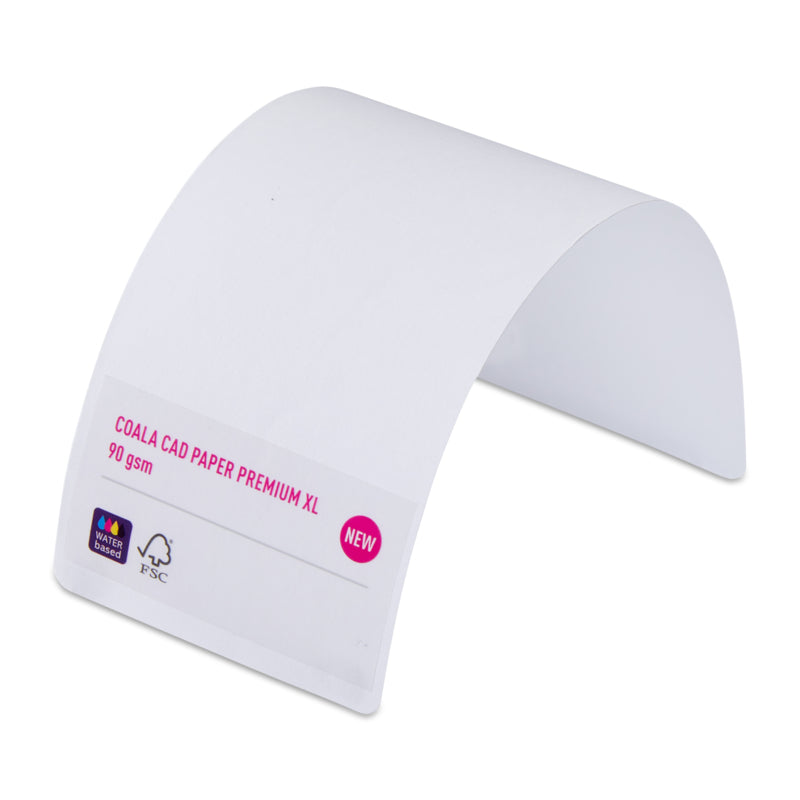 Coala CAD PaperPremium Coala CAD-Papier (unbeschichtet) seidenmatt – 1'067 mm × 50 m – 90 g/m²