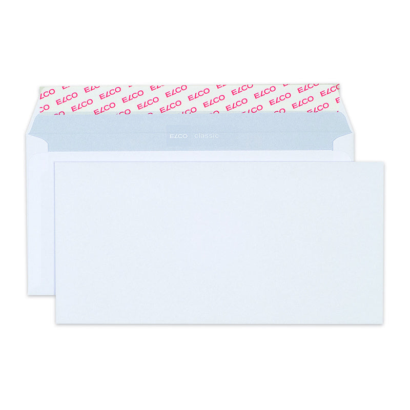 Elco Couvert C5/6, ohne Fenster, hochweiss, 100 g/m², mit Innendruck – 500 Stk.