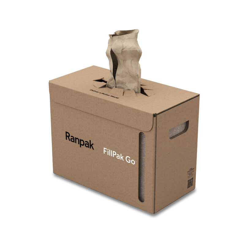Fillpak Papierpolster-Wrap, 1-lagig – 380 mm × 360 m – 70 g/m², gefaltet – Papier, grau – 1 Stück