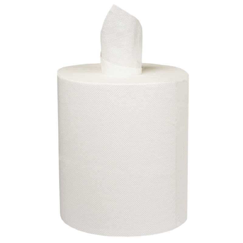 Handtuchrollen Handtuchrolle MIDI – 2-lagig, Zellstoff, weiss, 210 mm × 180 m, 144 Rollen