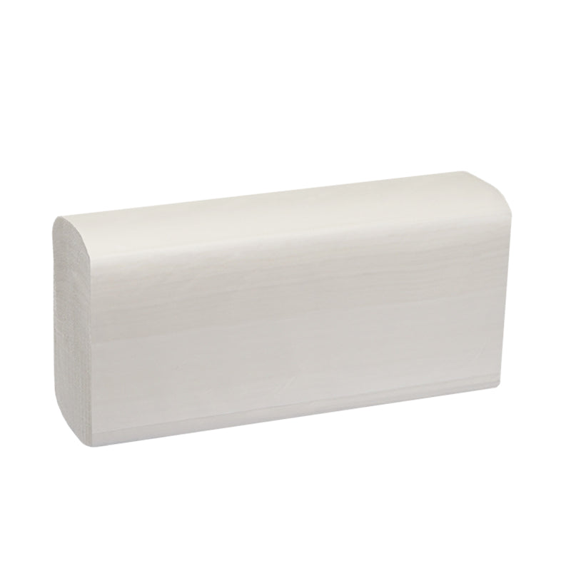 Falthandtücher Falthandtuch – Z-Falz, 2-lagig, Zellstoff, weiss, 237 × 240 mm, 25×150 Stk. (Total 3'750 Stück)