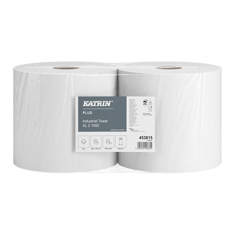 Katrin katrin Katrin Industrietücher, weiss, 26,5 × 36 cm, 22 Rollen