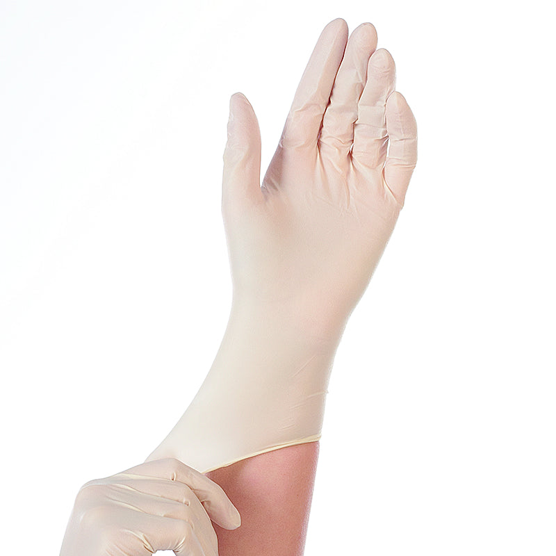 Handschuhe Einweghandschuhe Grip Light – Latex, puderfrei – XL, 1000 Stück – Weiss, EN 420