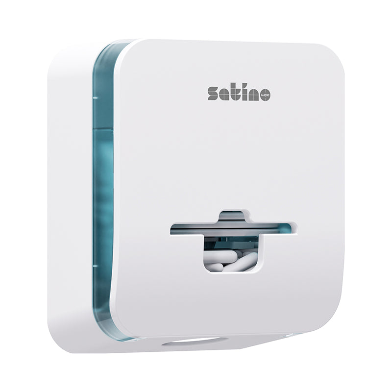 Satino satino Satino Hygienebeutelspender – Kunststoff, Schwarz, 25,1 × 21,2 × 11,6 cm, für Satino-Spender-Serie