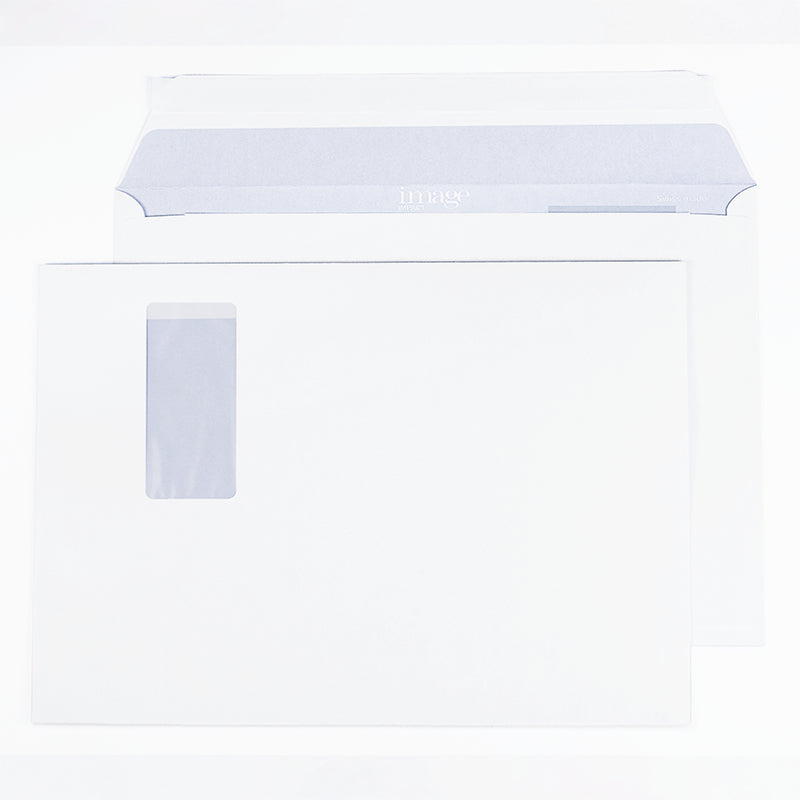 Image Couvert C4, Fenster links, hochweiss, lasertaugliche Fensterfolie – 250 Stk.