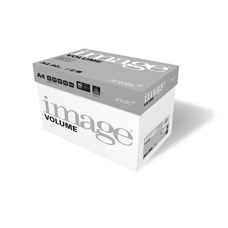 Image Kopierpapier – A4, 80 g/m², hochweiss – holzfrei ECF, PEFC 70% – 50000 Blatt