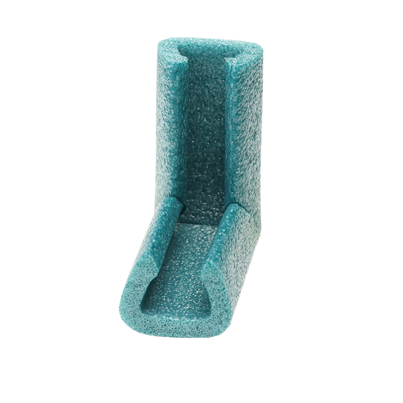 Schaumprofil U-Ecken-Profil, U-35 C – Länge 100 mm – PVC, grün – 400 Stück